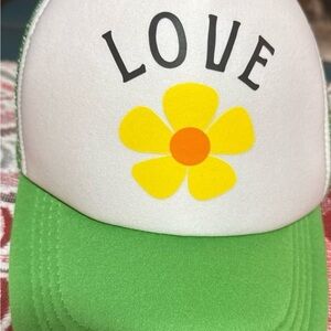 Bokeh Brand Love / Daisy Flower Ballcap